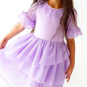 Holly and Bloom lavender lace dress